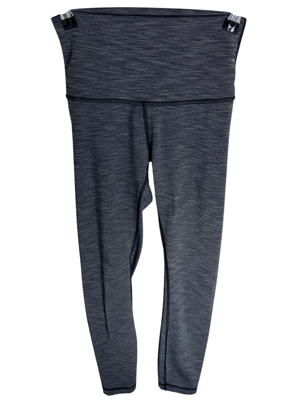 Lululemon Wunder Under High Rise Heathered Gray Leggings Size 2